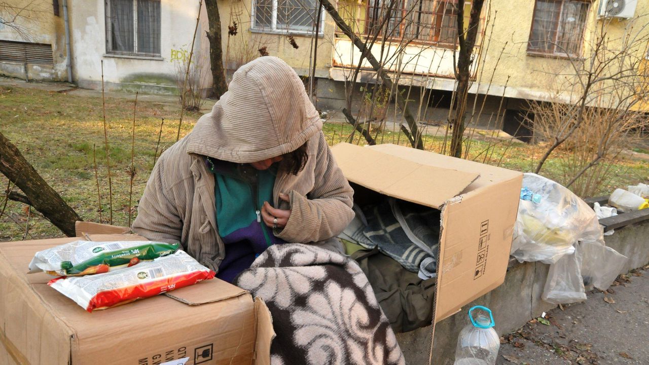 Бездомна живее на улицата в Силистра, но отказва помощ (снимки)