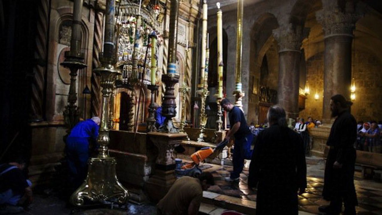 Гърци реставрират Божи гроб