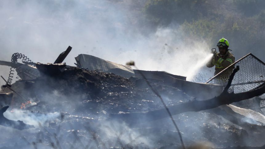 Украински дрон предизвика пожар в жилищна сграда западно от Москва