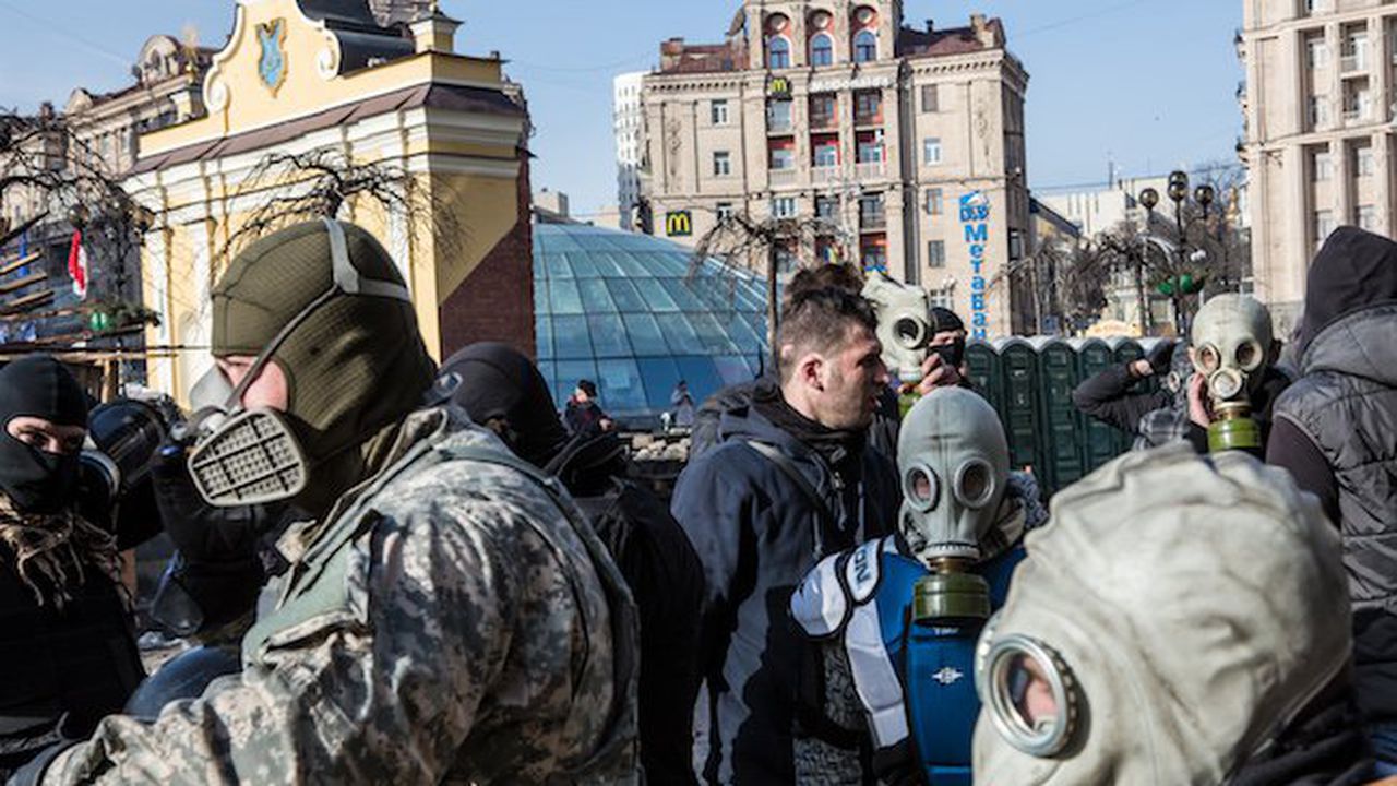 Антиправителствени протести в Киев