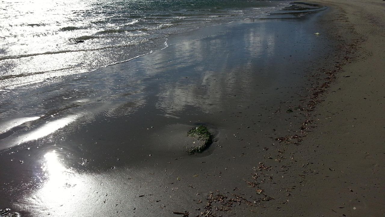 Заради силният вятър морето край Варна изглежда като при отлив (снимки)