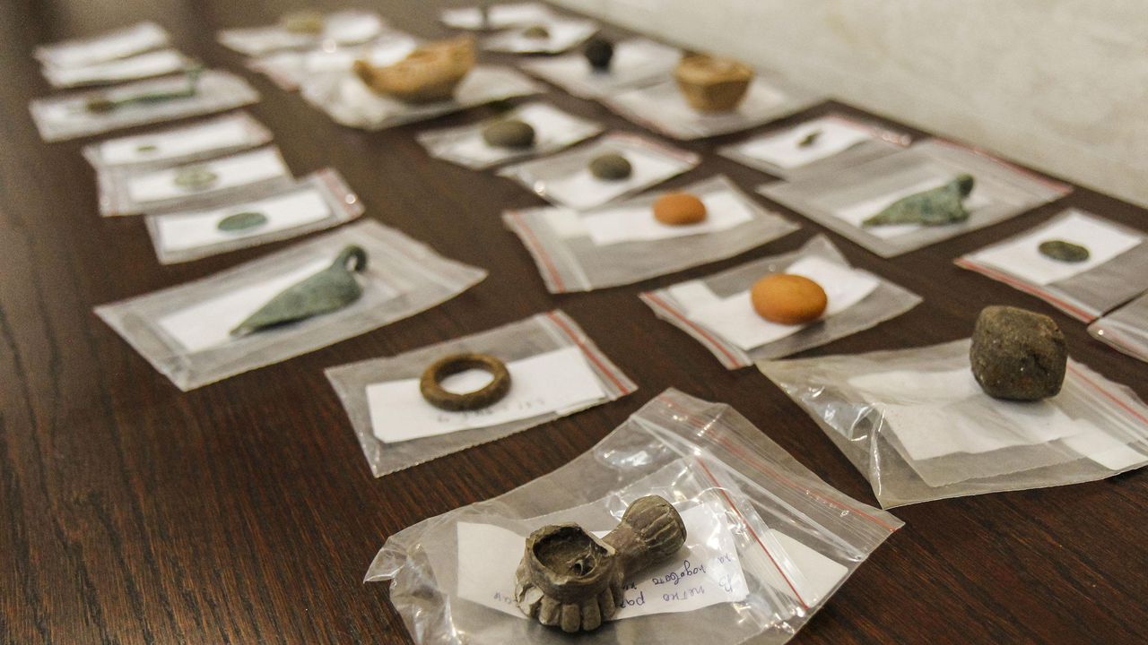 Показаха находките открити при площад "Света Неделя" в столицата (снимки)