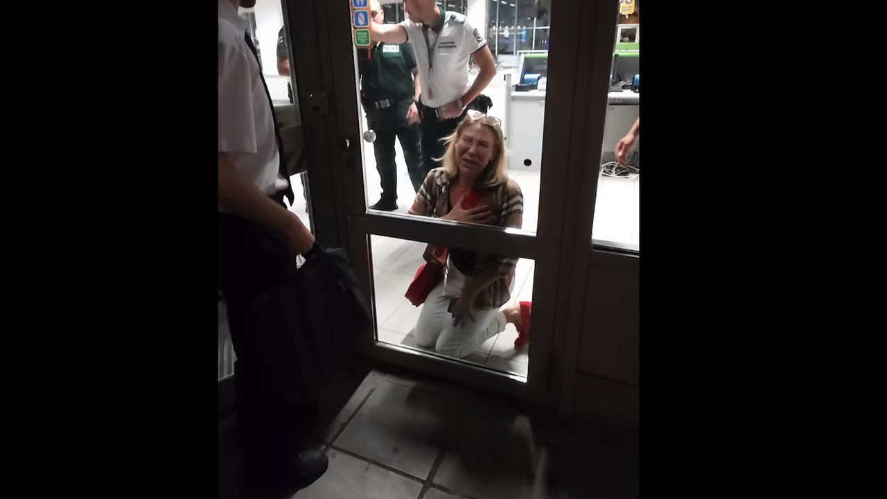 Скандал между служител на гранична полиция, представител на наземен оператор