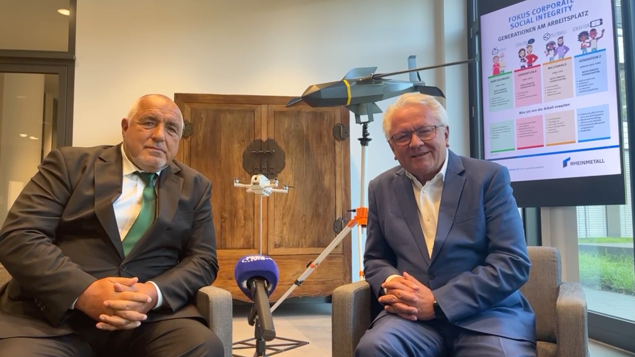 България е изключително важна страна за Европа и за Rheinmetall,