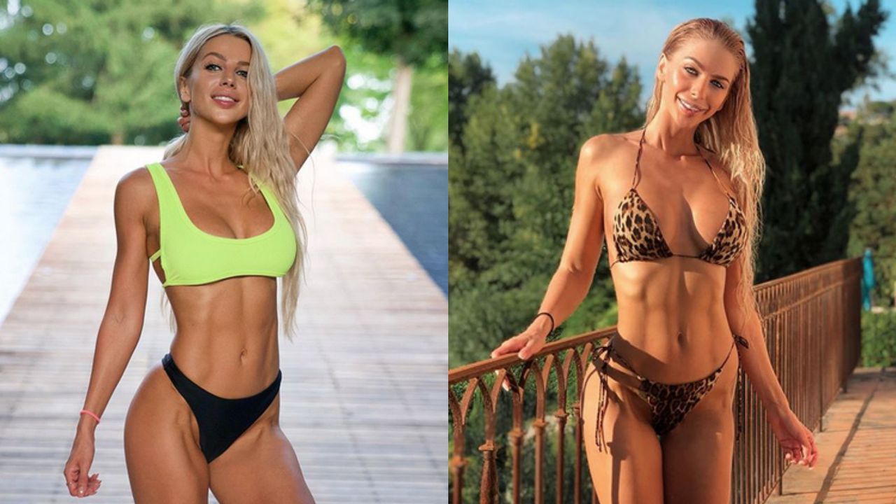 Янита Янчева с банан между циците