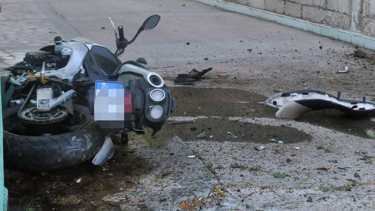 Катастрофа в Трявна между кола и мотоциклет