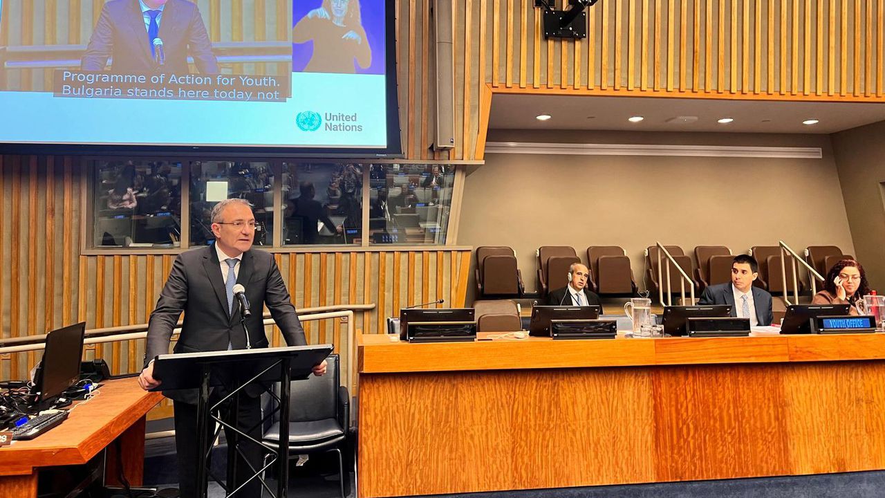 Министър Гуцанов пред ООН: Бъдещето принадлежи на тези, които действат с младите