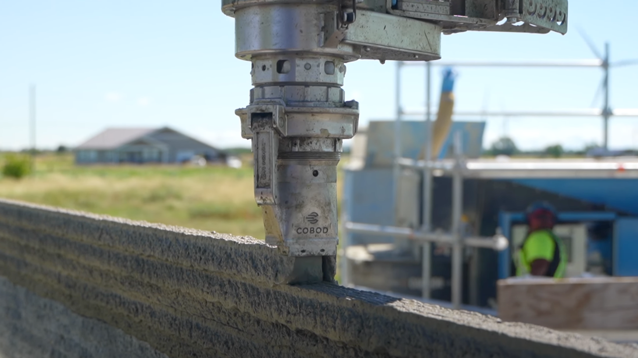 Повечето къщи, които се печатат на гигантски 3D принтери, обикновено