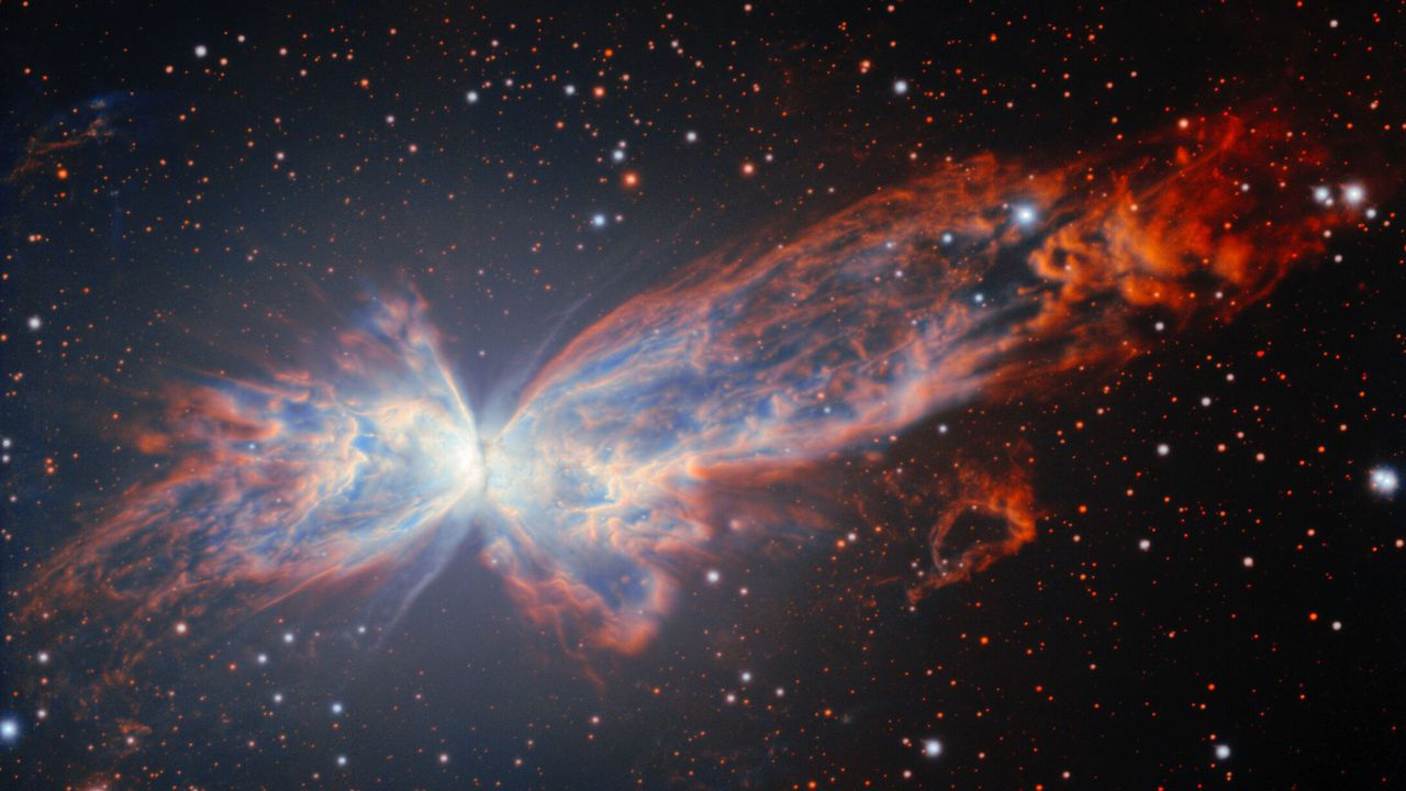 Заснета миналия месец от телескопа Джемини Саут (Gemini South), мъглявината