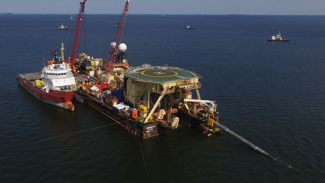 Спря изтичането на газ от Северен поток-2