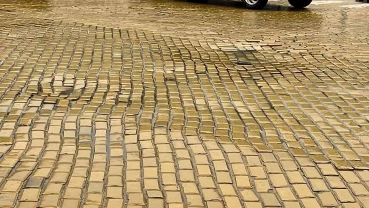 Глоба 100 000 лв. за счупени жълти павета