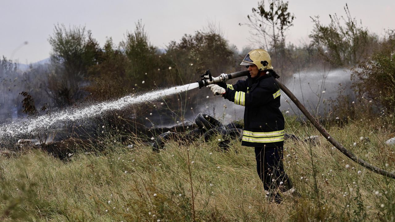 Пожарът в района на село Скала е овладян, няма опасност