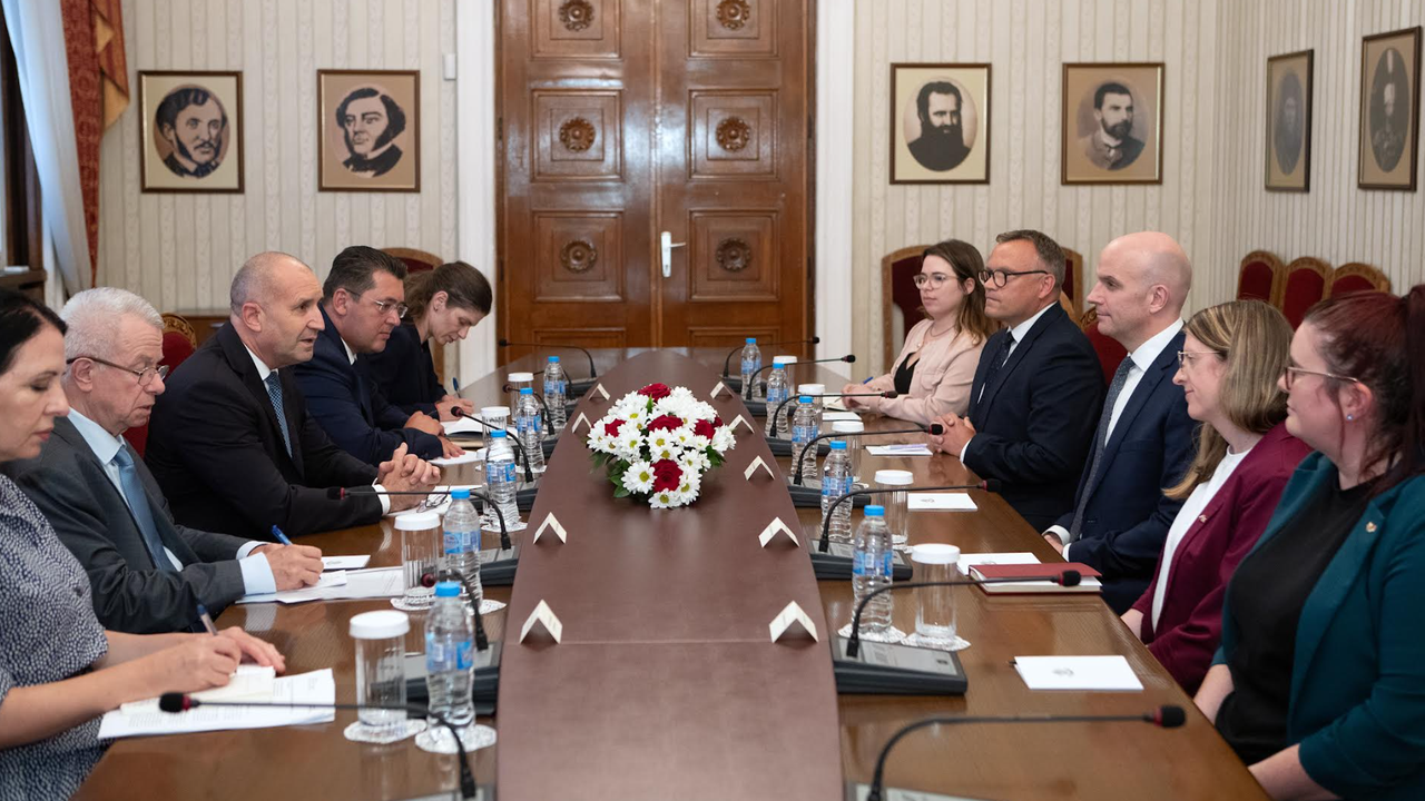 Президентът проведе среща с посланика на Великобритания у нас Натаниел