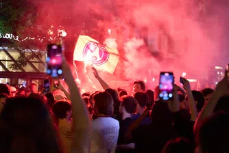 Нажежена нощ за Франция: ПСЖ покори Шампионската лига, а феновете подпалиха Париж