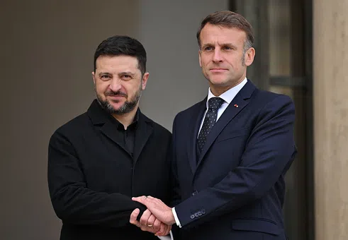 Зеленски в Париж: Необходим е траен и устойчив мир (Обновена)