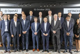 Акциите на Hitachi скачат с над 9% след обявеното партньорство с OpenAI