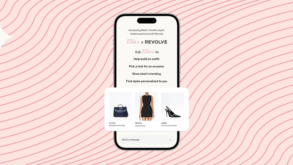 Ella: новият AI стилист, създаден от партньорството на Vivrelle, Revolve и FWRD