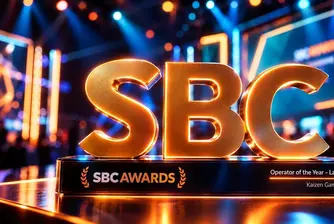 Kaizen Gaming е отличена като „Оператор на годината“ за трета поредна година на SBC Awards 2026