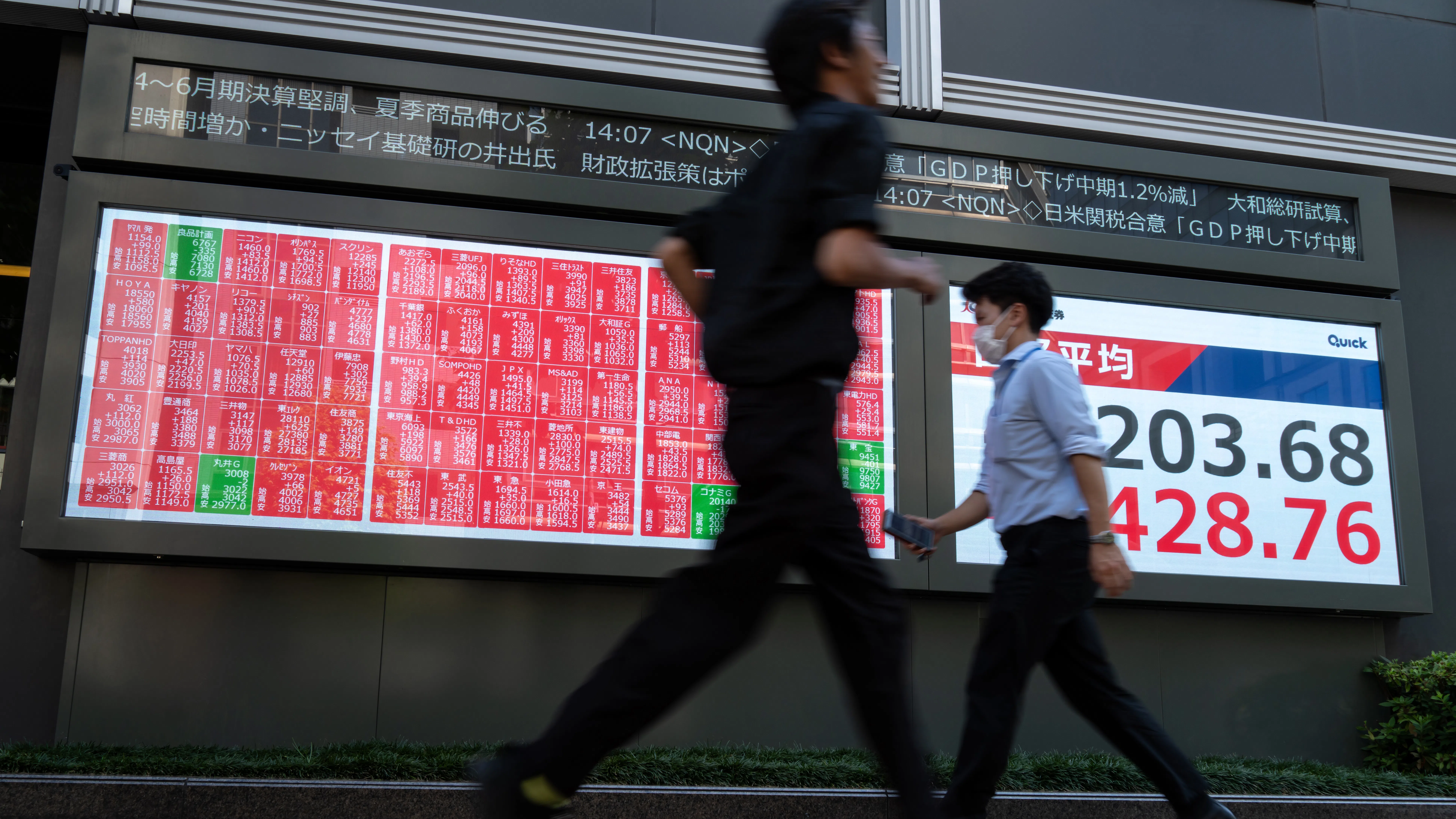 Пазарите в Азиатско-тихоокеанския регион са нагоре, следвайки ръста на Уолстрийт