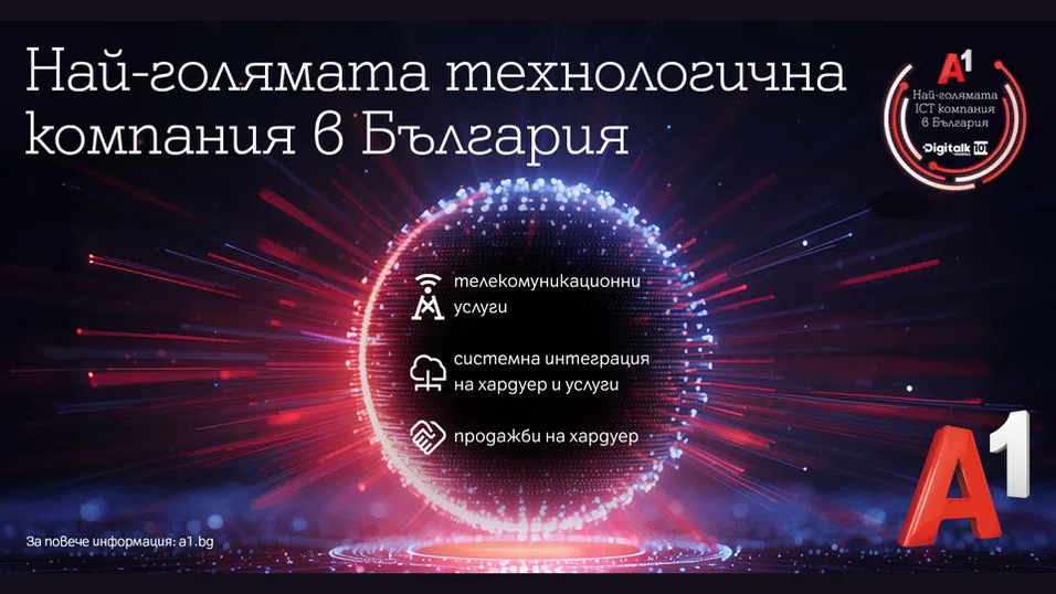 А1 е най-голямата технологична компания в страната