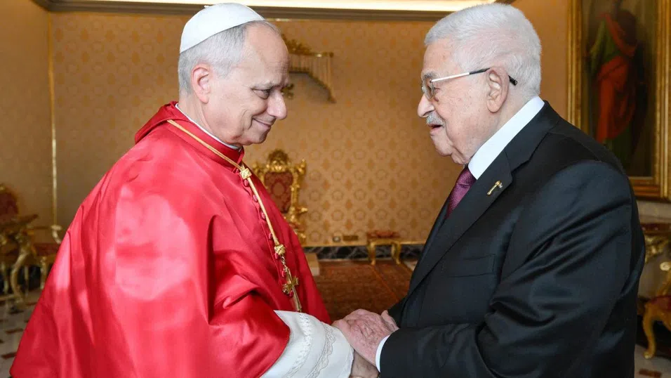 Историческа среща: Папа Лъв XIV прие палестинския президент Махмуд Абас