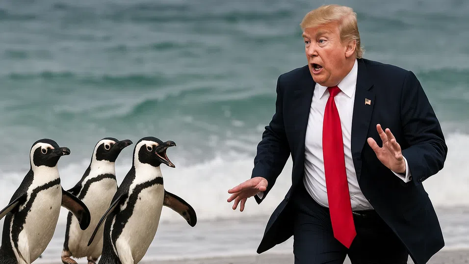 Пингвини срещу Тръмп: Как един остров без хора се превърна в символ на интернет бунта