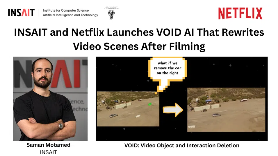 INSAIT и Netflix с пробив в обработката на видео с изкуствен интелект