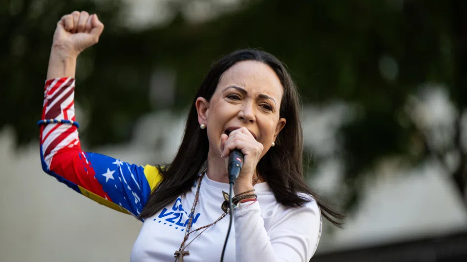 „Желязната лейди“ на Венецуела не успя да стигне на церемонията за Нобеловия мир, но обещава да продължи битката си