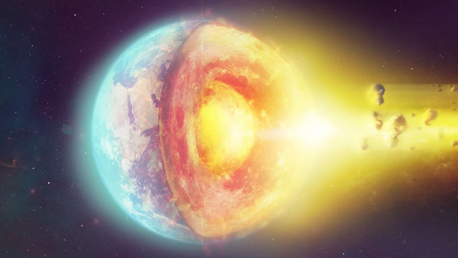 Най-големият „океан“ на Земята може да е скрит в ядрото ѝ