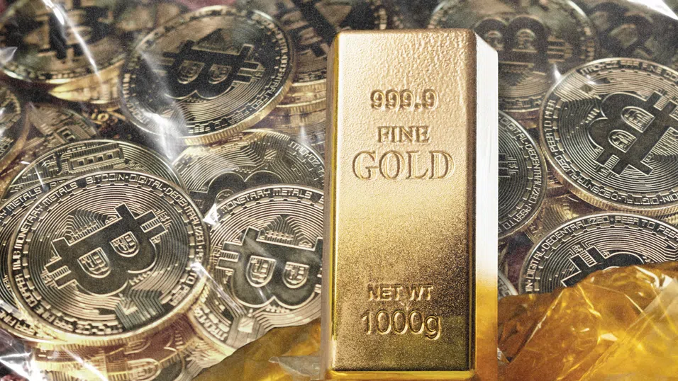 В състезанието между златото и биткойн - благородният метал печели