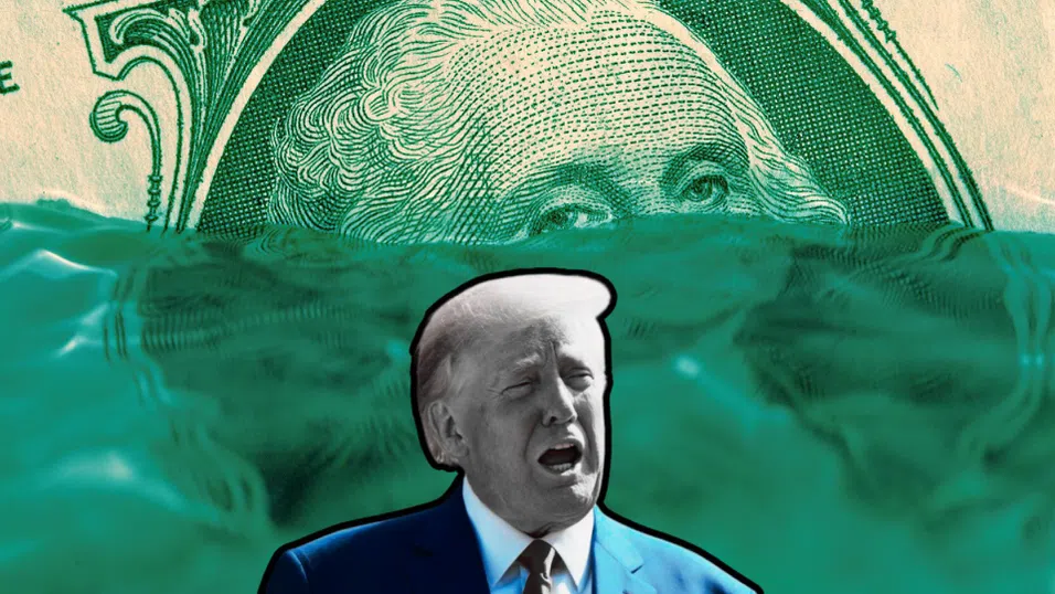 Доларът пада до тригодишно дъно заради заплахите на Тръмп за нови мита