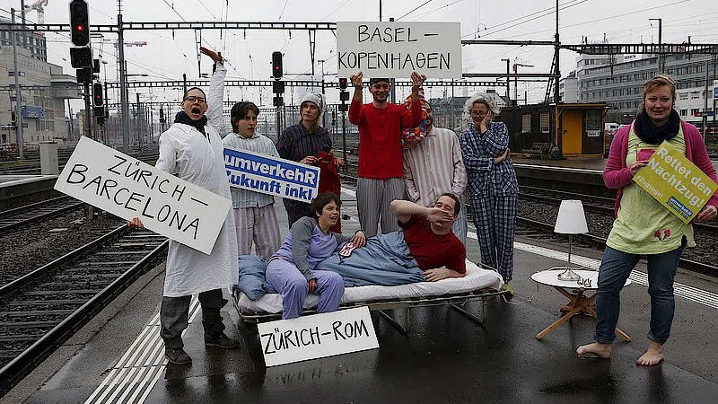 Пижамено парти на гарата: Младите европейци искат повече нощни влакове