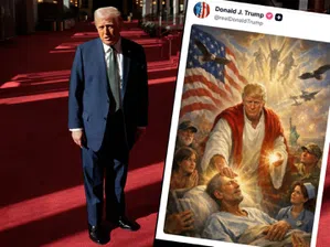 „Мислех, че съм като лекар“: Тръмп изтри изображение от Truth Social, на което „изглежда“ като Исус