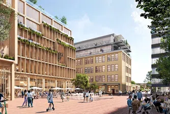 Проучвания показват, че сградите от масивна дървесина произвеждат много по-ниски емисии от тези, изработени от стомана или бетон