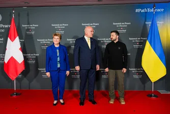 Това заяви служебният премиер, който присъства на първата среща на върха за мир в Украйна