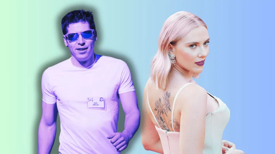 Скарлет Йохансон вижда Сам Алтман като злодей с роботизирана ръка