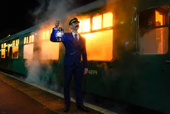 Полярният експрес пристига в Лондон: 12 километра магия за празниците