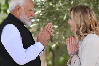 „Здравейте от екипа на „Мелоди“: Мелони и Моди откраднаха шоуто на Г-7