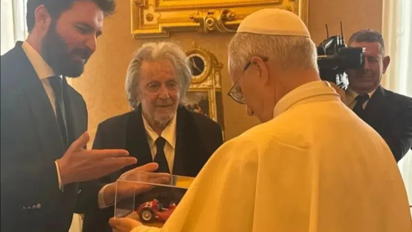 Когато Кръстникът срещне папата: Лъв XIV прие Ал Пачино на официална аудиенция