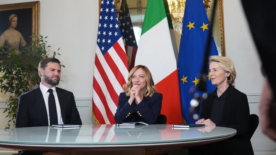 „Строител на мостове“: Мелони събра Ди Ванс и Фон дер Лайен на една маса