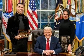 „Two GOATS“: Тръмп и Роналдо се забавляват в Белия дом