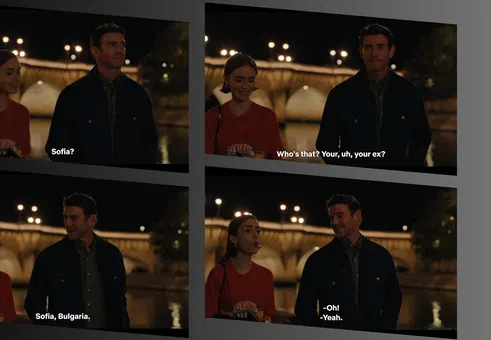 София като „бивша любима“ в хита на Netflix „Емили в Париж“