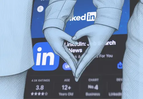 Писаха си по работа. Днес са женени. LinkedIn неусетно се превърна в място за запознанства