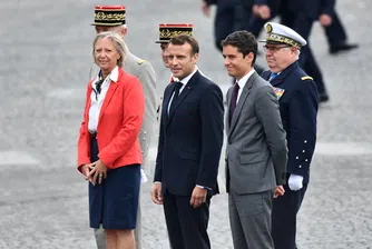 Френският президент говори пред технологични лидери и политици, като заяви, че това е момент на "стратегическо пробуждане"