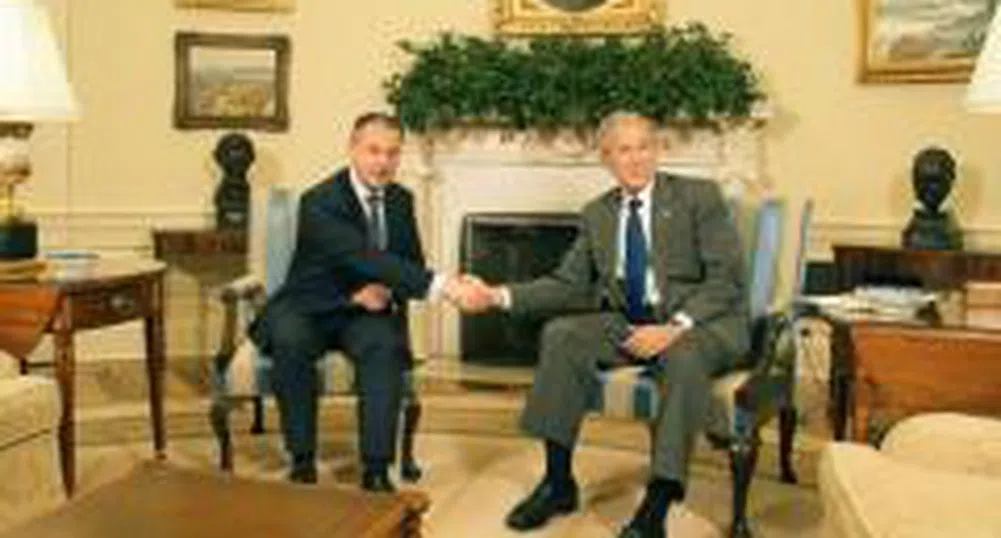 Bush Thanks Bulgaria for Contribution in Iraq, Afghanistan