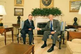 Bush Thanks Bulgaria for Contribution in Iraq, Afghanistan