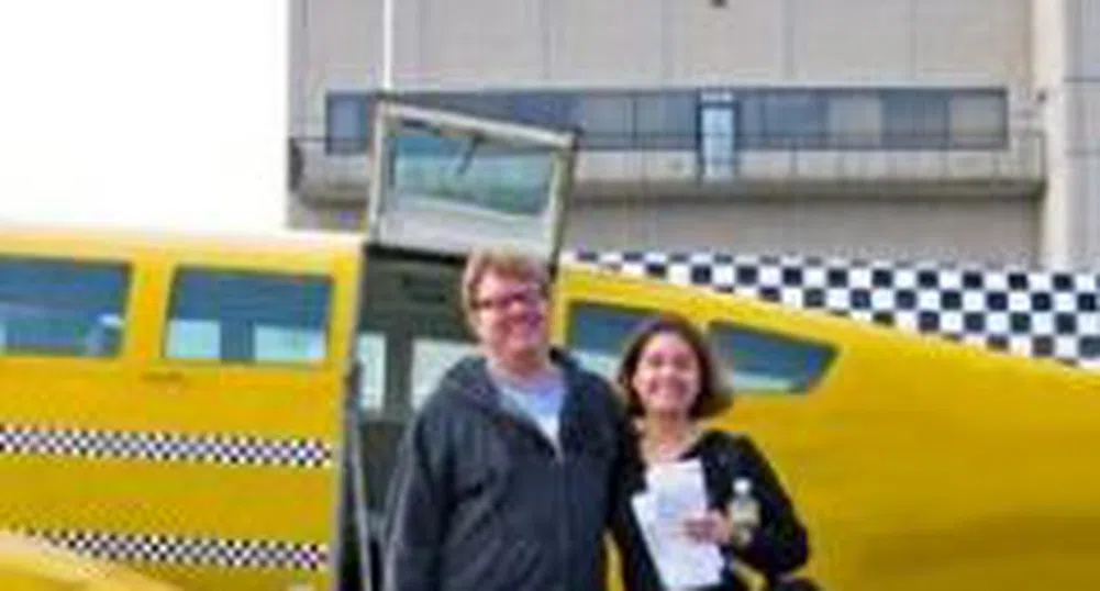 Авиотаксита политат над Московска област