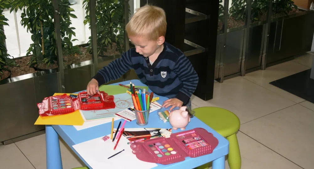 Детски кът в банката