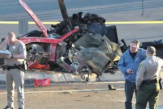 Откраднаха части от колата, с която катастрофира Пол Уокър