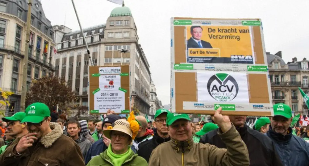 Брюксел блокиран от стачка
